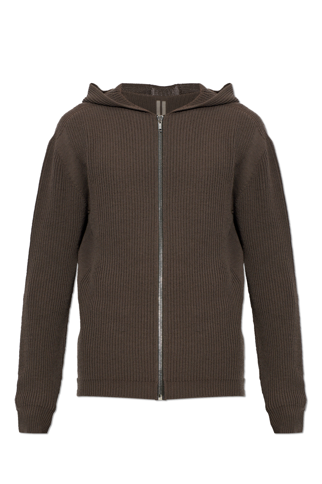 Rick Owens Wool cardigan with hood | Men's | Vitkac